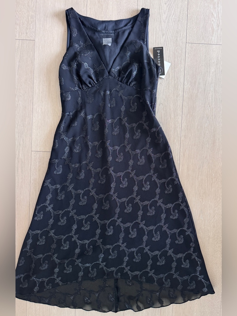 Connected Apparel - 90s black dress sheet details